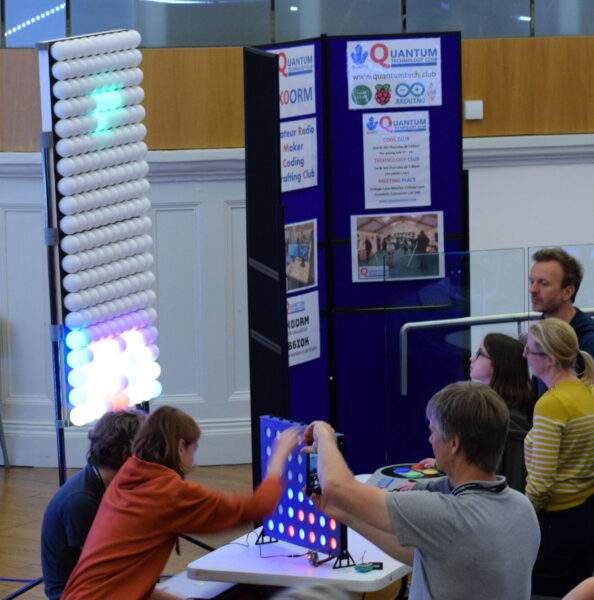 Quantum Technology Club QuanTris and 4-in-a-row
