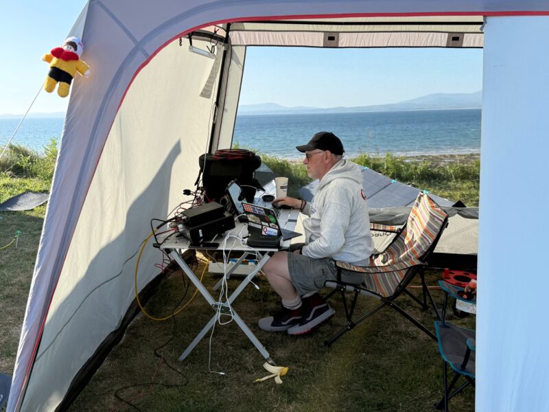 G7LFC operating GB8SOS G7LFC operating GB8SOS