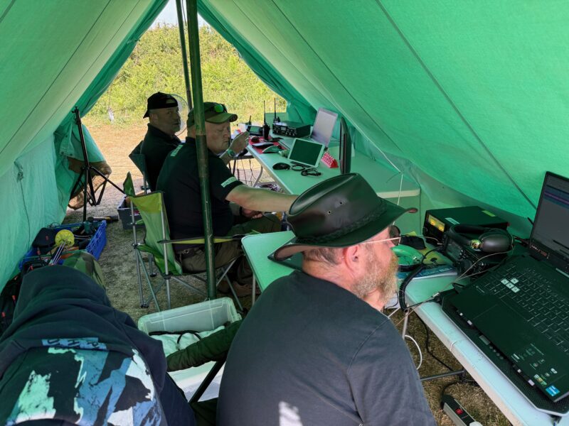 GB8SOS main operating tent GB8SOS main operating tent