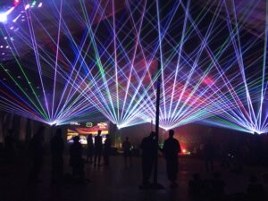 Amazing light shows @ EMF Camp
