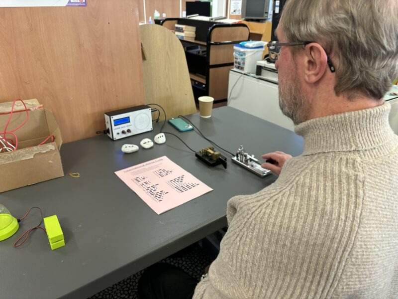 Have a go at Morse Code at the Lancashire Day technoJAM