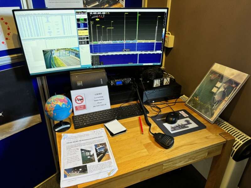 RSGB National Radio Centre - amateur satellite earth station