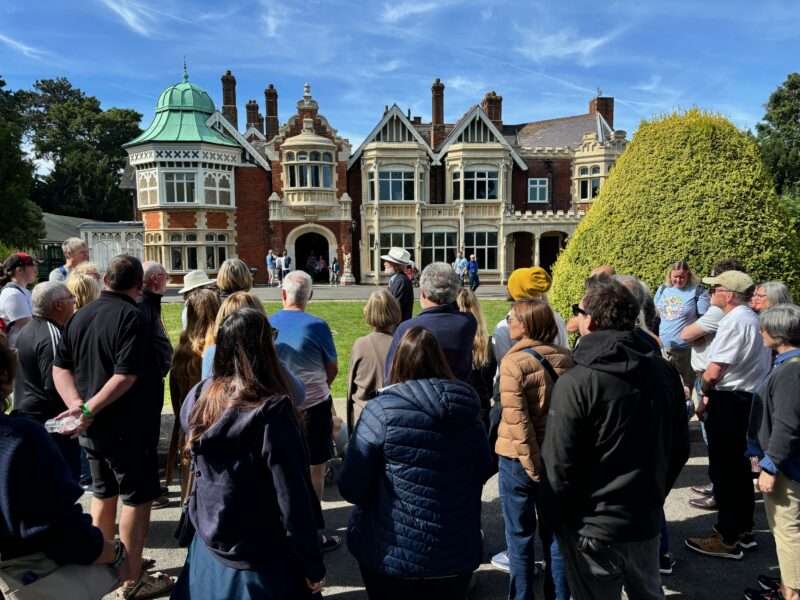 Tour of Bletchley Park - outside the mansion