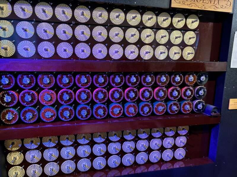 Nation Museum of Computing - working Bombe