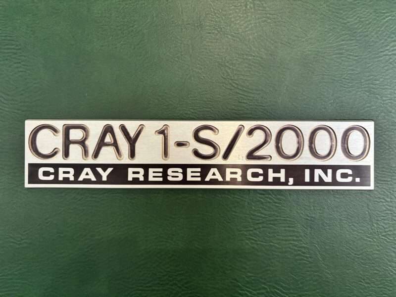 Prestigious name plate