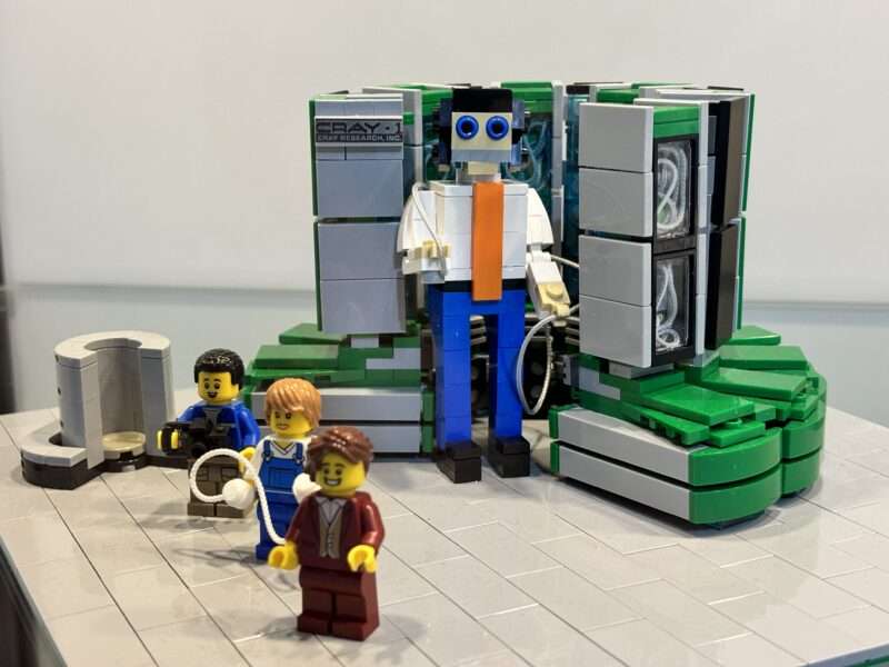 Lego celebrates the Cray 1 supercomputer