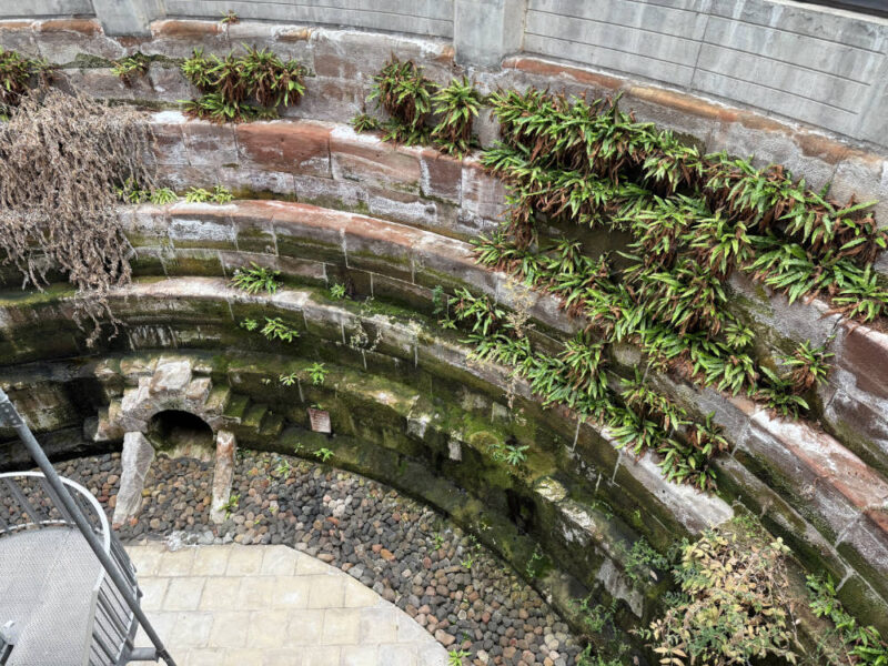 Head of the dry dock
