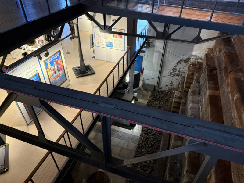 The Dock Museum inside the dry dock
