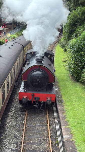 Victor running around at Haverthwaite