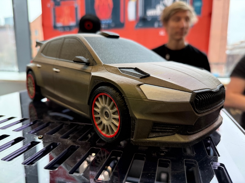 SMRRF 2026 - 3D printer Skoda WRC2 rally car (front)
