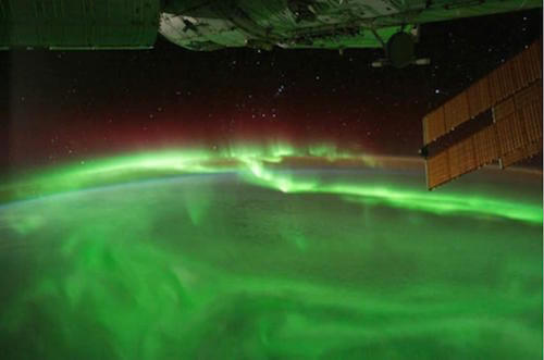 Aurora from space - courtesy of NASA