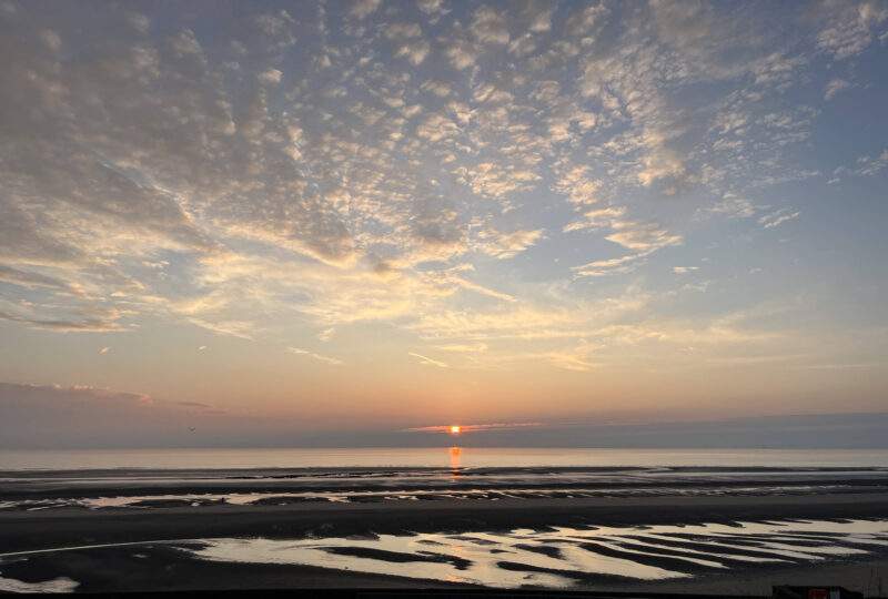 Sunset at Blackpool