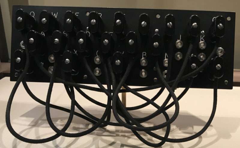 Enigma machine's stecker board