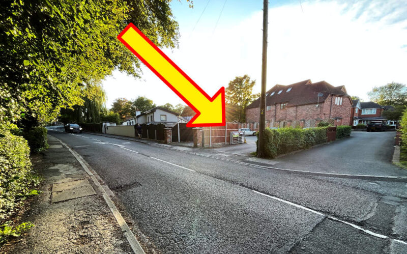 WI entrance - coming from Prescott Road WI entrance - coming from Prescott Road