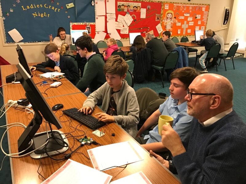 G0MJG working with young folk